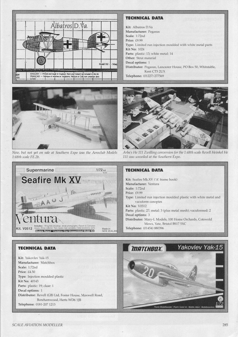 Scale Aviation Modeller International 1995-06